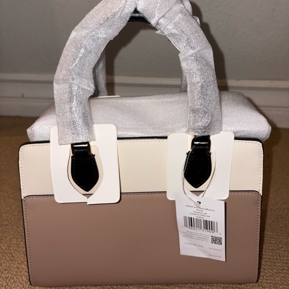 Kate Spade Madison Small Colorblock Satchel - Toasted Hazlenut Multi. NWT - Picture 3 of 3